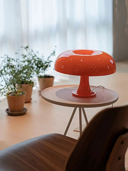 Orange Mushroom Table Lamp - Chic Chambers