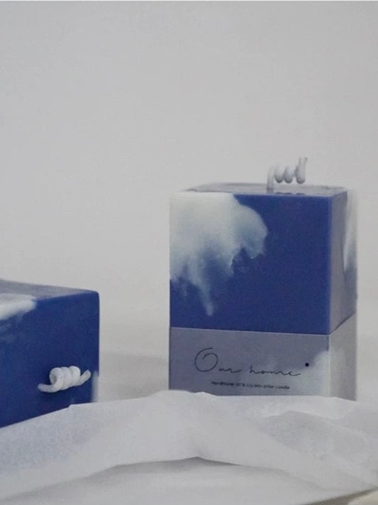 Cloud in the Sky Scented Candle Wild Bluebell Artisan Gift - Chic Chambers